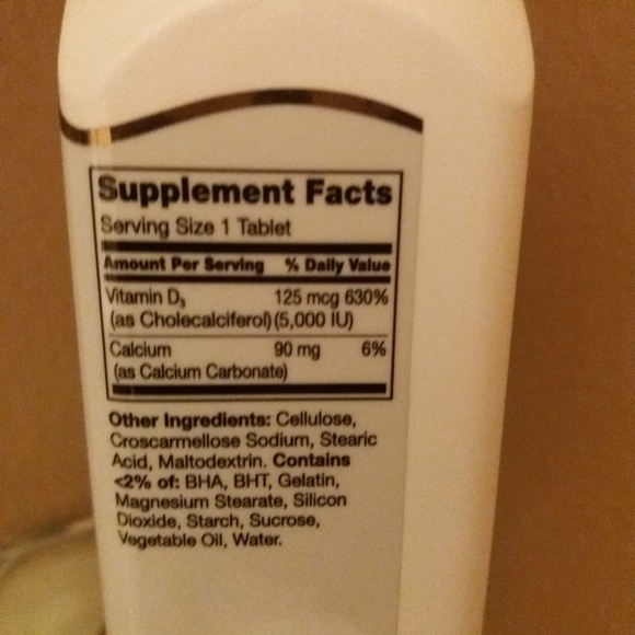 360 Count D3 - 125 mcg (5000 IU) NEW - Picture 2 of 4